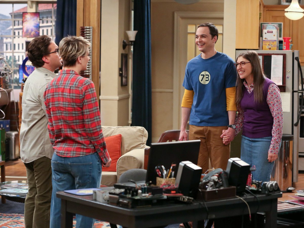 bigbangtheory's tweet photo. A big step for Sheldon and Amy. #TheBigBangTheory https://t.co/STT7JHmOEc