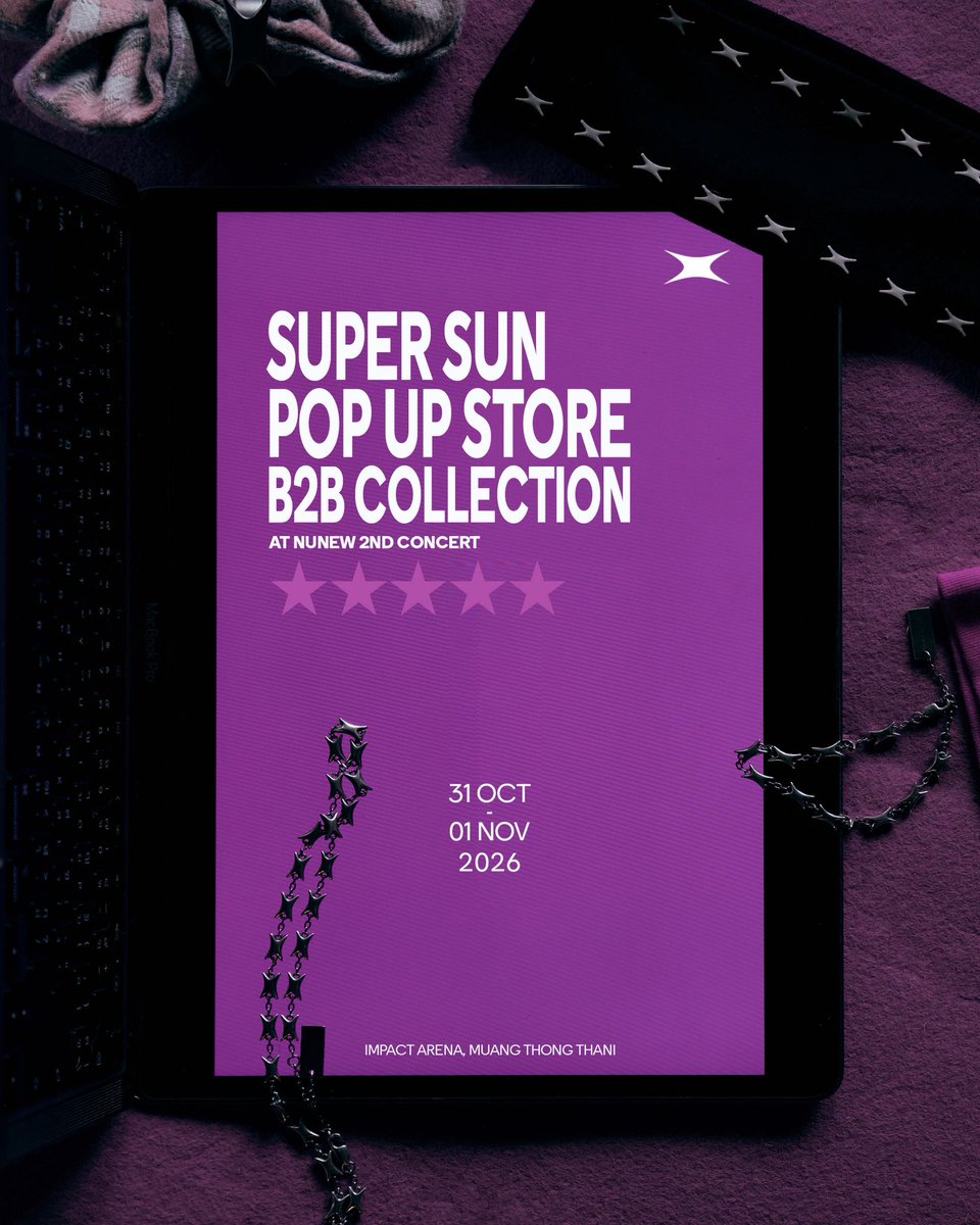 ssupersun's tweet photo. MAKE OF IT WHAT YOU WILL
SUPER SUN ‘B2B’ Collection
Coming Soon
#SUPERSUN
#SSB2B
#NuNew2ndConcertxSuperSun https://t.co/Mdvujs15kg
