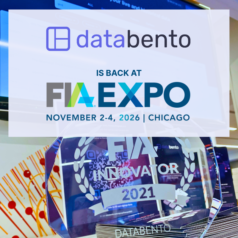 DatabentoHQ's tweet photo. Five years ago, Databento participated in FIA Expo's Innovators Pavilion and won the Audience Choice Award. This year, we're returning to FIA Expo, with Chris Grant (Databento) speaking on a panel with Eliza Raphael (Jump Trading), Jess Harris (CFTC) and Tim Meggs (LO:TECH).

📍 November 3, 11:00AM CT

We look forward to reconnecting with the futures and derivatives community in Chicago!