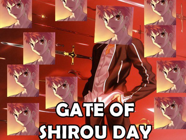 lawless_chann's tweet photo. We opened the gate
Unlimited swords
#ShirouDay https://t.co/VuNsB5Ot7X
