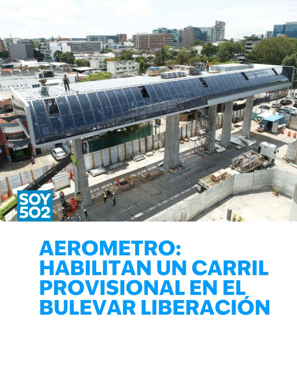 AeroMetro: habilitan nuevo carril provisional en bulevar Liberación