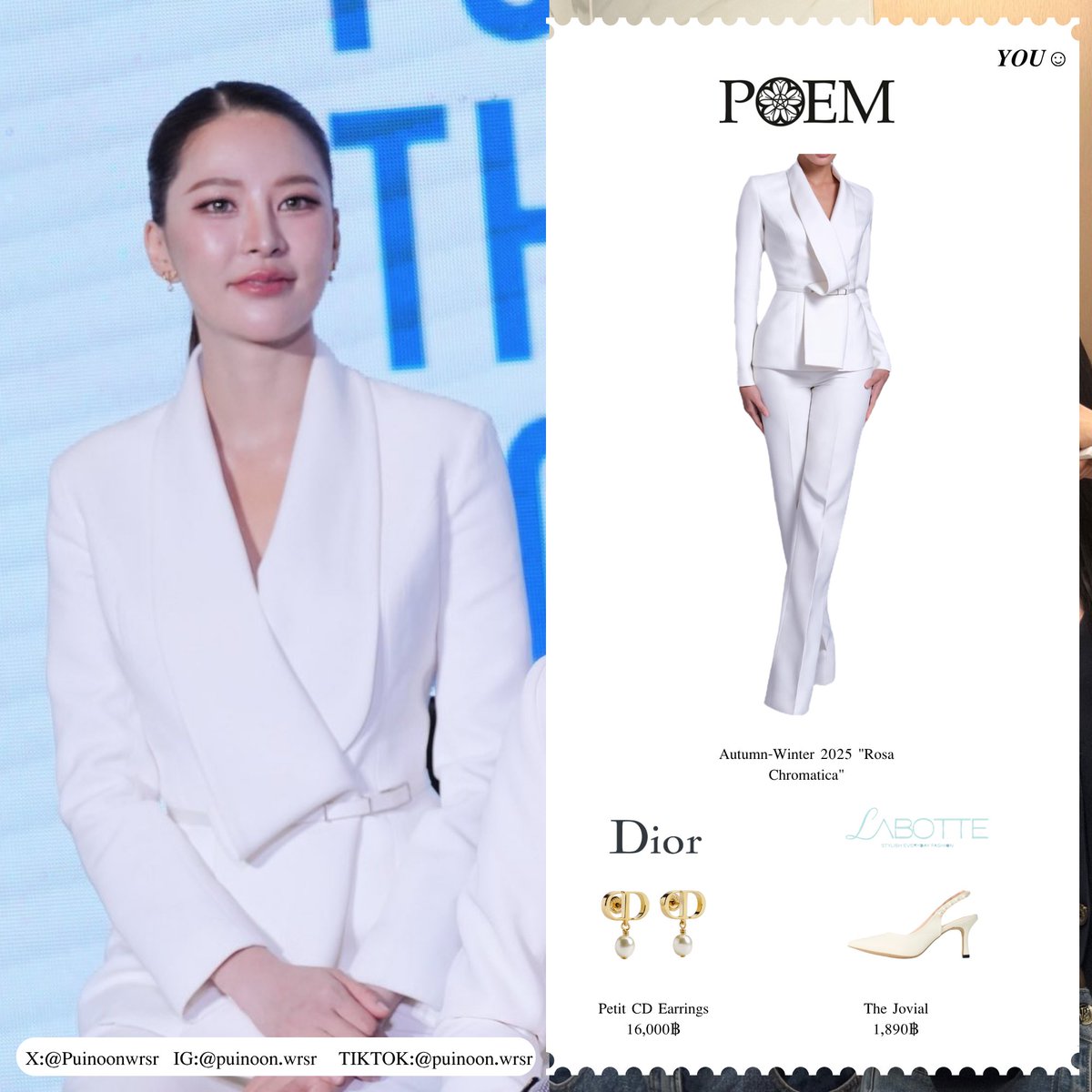 you_you13329900's tweet photo. ชุดนี้ทำเอาใจสั่นไปหมด ลุค All White Suit ที่มีคัตทีตสุดเฉี่ยว ขับเน้นให้รูปร่างและเสน่ห์ของปุยนุ่นโดดเด่นขึ้นไปอีกขั้น ยิ่งมองยิ่งหลงใหลในความสมบูรณ์

PNB AT NATION FORUM
#NationForumWithPNB
#Puinoonwrsr https://t.co/qOpIcOV1kh