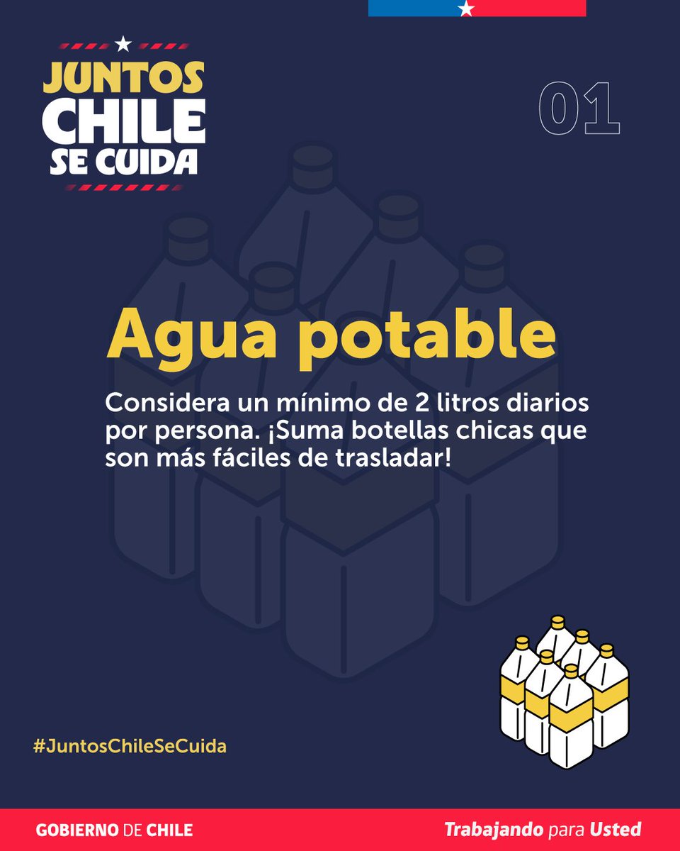SubEducParv's tweet photo. PREPARA TU KIT DE EMERGENCIA 🎒🚨

📝72 horas de autosuficiencia pueden marcar la diferencia. Revisa lo que debe incluir tu kit y ármalo con tiempo 👆🏼

¡Guárdalo y compártelo con tu familia! 📲

#ChileSePrepara
(🧵1/2) https://t.co/HWjk8WYlI4