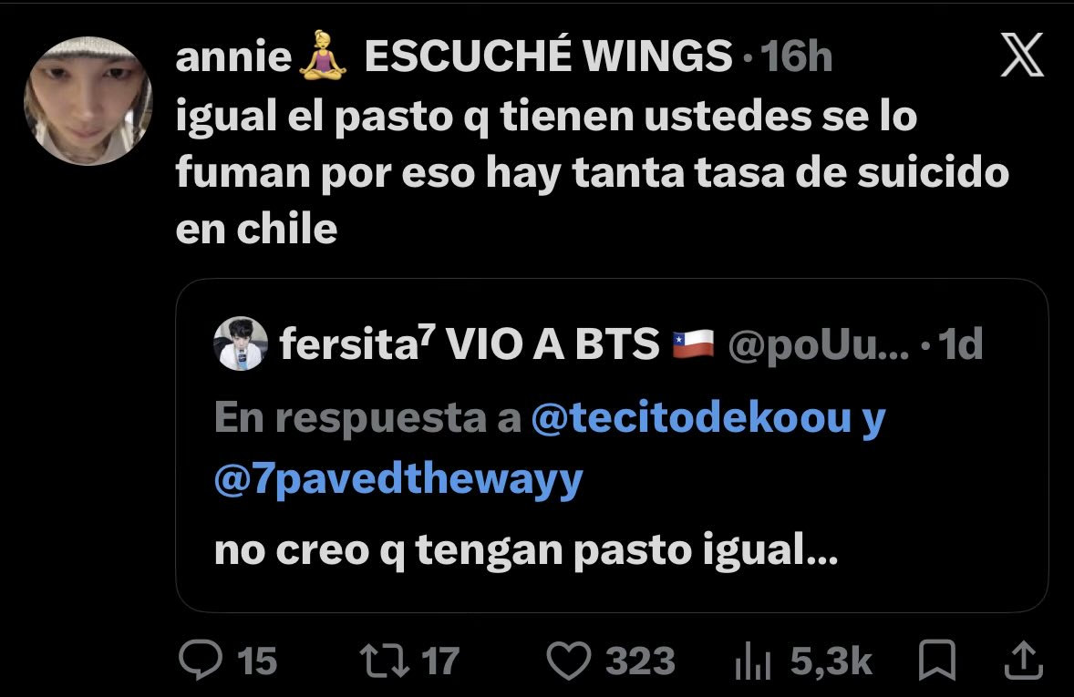 jennamouir's tweet photo. @teaandru @siiikosiao M muero de cada tontera q dicen estas wnas https://t.co/IyAOAHTmsf