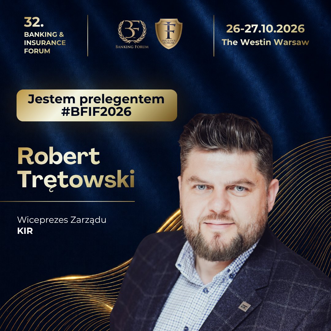 KIR__pl's tweet photo. Kto za kilka lat będzie kontrolował płatności, odpowiadał za autoryzację, kto przejmie relację z klientem? 
To tematyka @bankinsurforum  i debaty: Architektura rozliczeń nowej generacji – regulacje, stabilność i tokenizacja. #KIR reprezentuje #RobertTrętowski https://t.co/H0buLoFrwZ