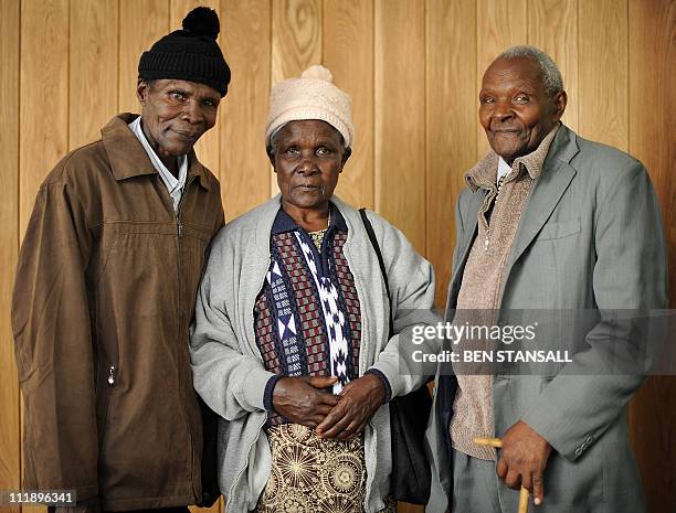 tonykaromo's tweet photo. Mau Mau After-effects:
Mashujaa Wambugu wa Nyingi, Jane Muthoni Maara and  Paulo Muoka Nzili. 

Paulo Nzili was arrested in 1957 and castrated by colonial forces, Wambugu wa Nyingi was detained for nine years beginning in 1952 and survived the 1959 Hola Massacre, where 11 other detainees were clubbed to death by prison guards. Jane Muthoni Mara was detained at just 15 years old and was subjected to severe sexual assault where  glass bottles filled with hot water were inserted in her private parts at the Gatithi detention camp.