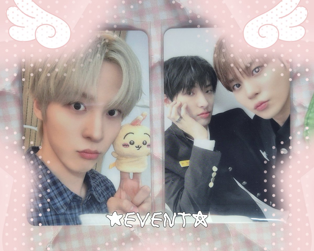 l0E4_24's tweet photo. #RT 이벤트 진행합니다🍥

울 에이티즈 컴백 기념으로다가 포카 나눔 합니다♪

RT+팔로워 1명-윤호 먼작귀 포카 1장
RT+마음 1명-민기&amp;종호 유닛 포카

당발은 11월 1일날 할게요☆ミ https://t.co/gDDX2Supa9