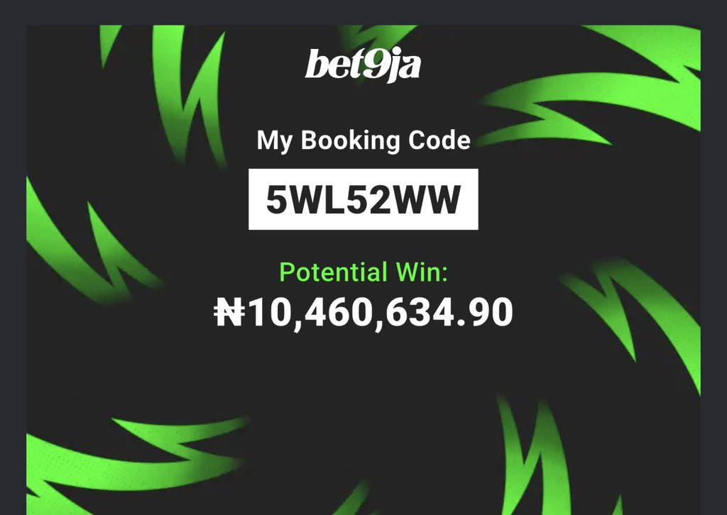 TalentedFBG's tweet photo. Soccer ⚽️ on bet9ja 

sharp odds  🔥 

Stake and boom 💥 

This will boom 💥 

Code : 5WL52WW

Edit ✍️:  5WL562V

Stake and win 10 million

#Bet9jacode https://t.co/bxtEtZJowa