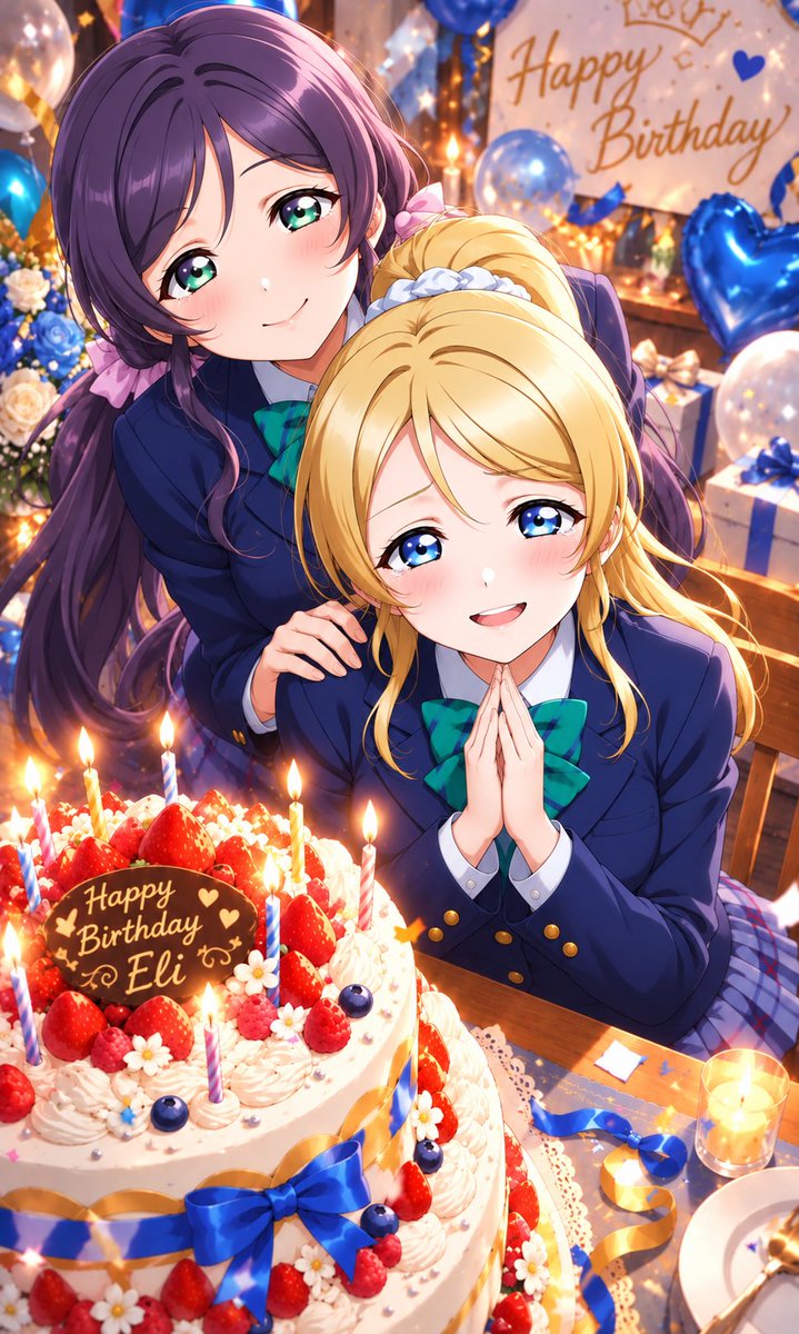 ponde_potato's tweet photo. 今年もこの日がきましたね。
おめでとうございます。

#絢瀬絵里生誕祭2026
#AIイラスト https://t.co/KrR1mr2SMP