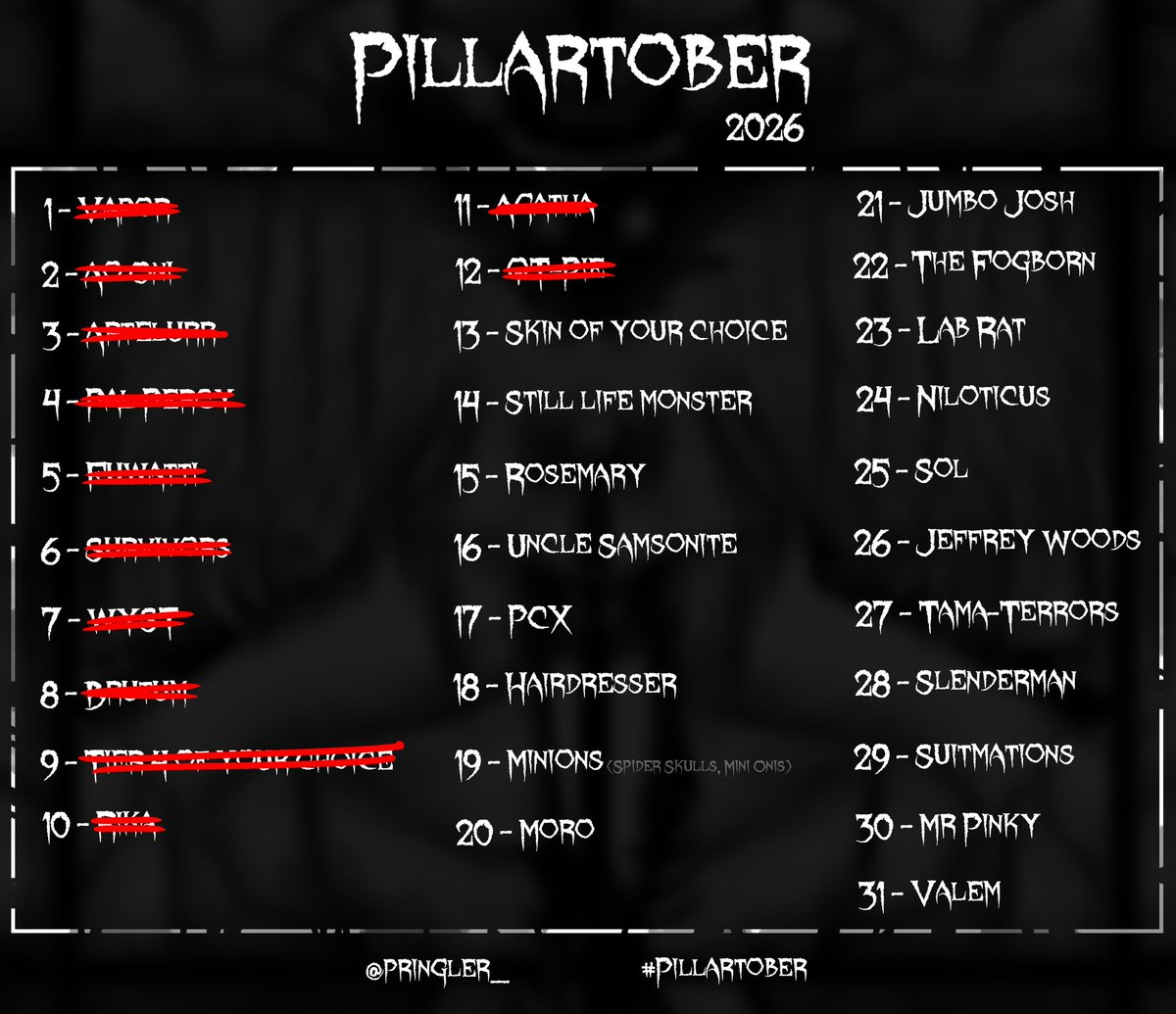 DaFakeKat's tweet photo. "Ladies Night!"
 PILLARTOBER Day 10-12!!!
#pillarchase2 #Pillartober https://t.co/SUlnOu8GuM