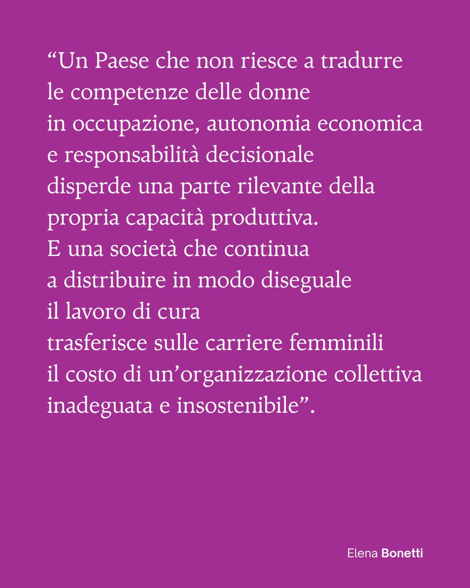 elenabonetti's tweet photo. La condizione femminile è uno degli ambiti in cui si manifesta più chiaramente la distanza tra i principi che le democrazie proclamano e gli assetti di potere che ancora le attraversano. È anche per questo che la parità non può essere affidata esclusivamente alle legislazioni nazionali, né alla sensibilità, variabile nel tempo, dei singoli governi. Richiede istituzioni multilaterali capaci di consolidare standard comuni, promuovere responsabilità condivise e impedire che diritti riconosciuti sul piano internazionale perdano consistenza nella loro attuazione. 
È questo il lavoro di straordinaria importanza che UN Women porta avanti, e per il quale oggi con il mio indirizzo di saluto al Senato ho voluto ringraziare.

@UN_Women