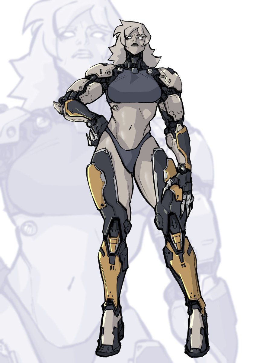 alexcipriano's tweet photo. Another OC mechanized request! https://t.co/5mh79PfING