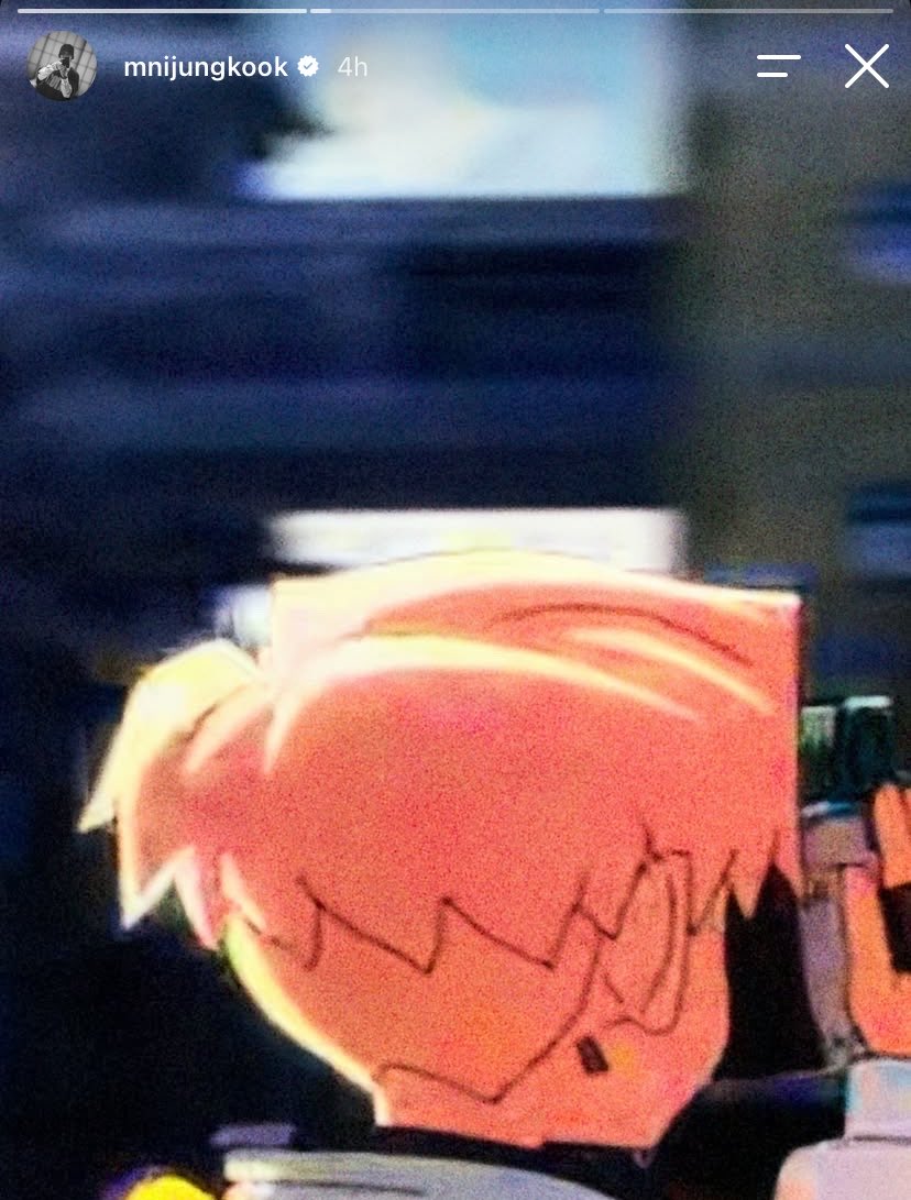 jeonIves's tweet photo. jungkook finished the new season of cyberpunk edgerunners in 4 hours😭😭 https://t.co/wfWncwcCnh