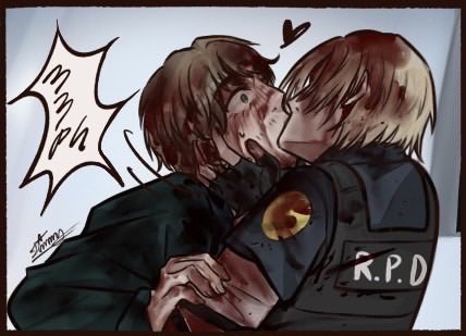 _Lonelyjimmy's tweet photo. I wonder what they would look like if they were both covered in blood.
#bryeon #ResidentEvil #bryanhodukavich #leonkennedy https://t.co/JMb97Q7qrh