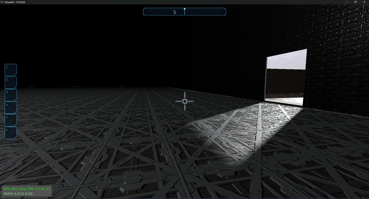 StarSignalDev's tweet photo. Started work on 2nd scene of NegativePlus - A huge warehouse where you have to 'sneak' your way through to reach the next map. #gamedev #indiedev #virtual3D #negativePlus https://t.co/DgXhSHlUfb