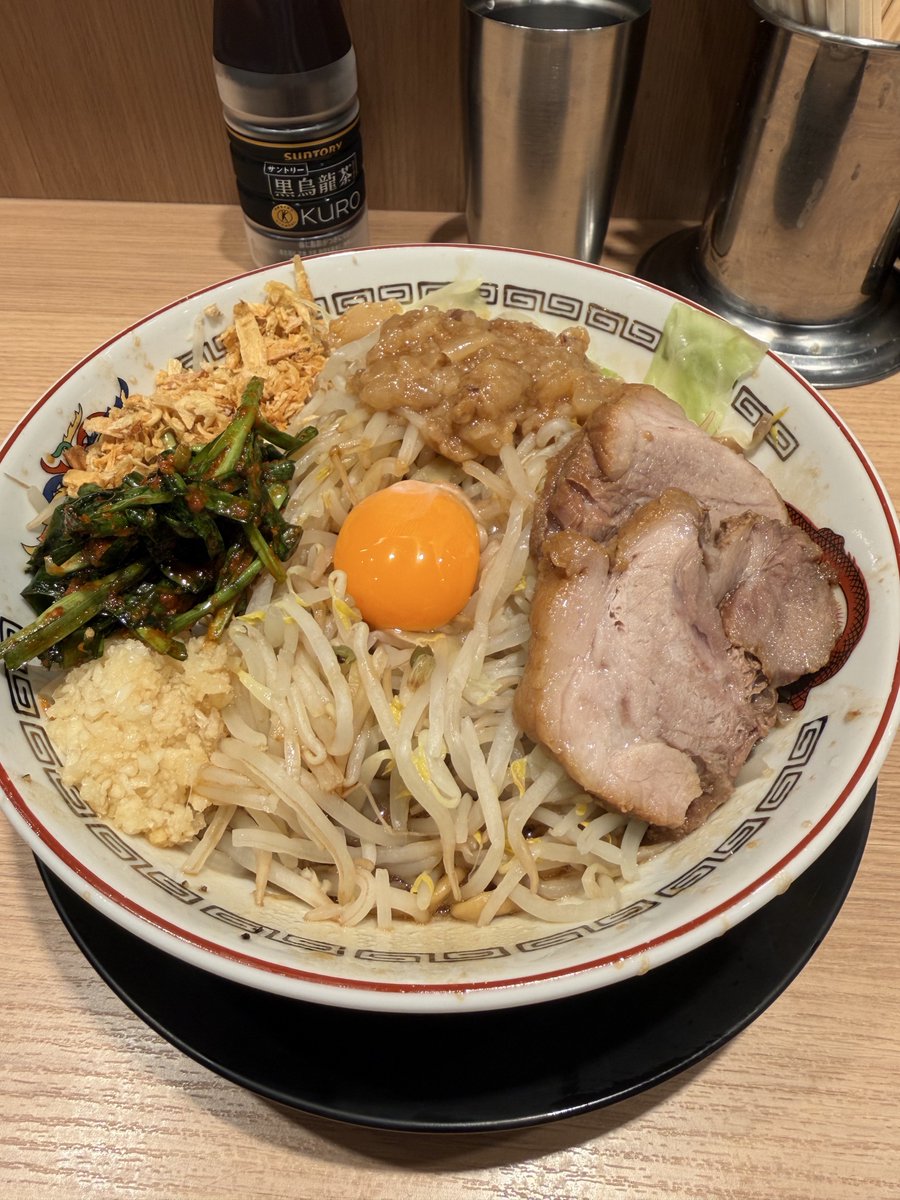 kopanda_3rd's tweet photo. 豚山の汁なし挑戦してみた🐷🍜🧄 https://t.co/ynIDZyLW84