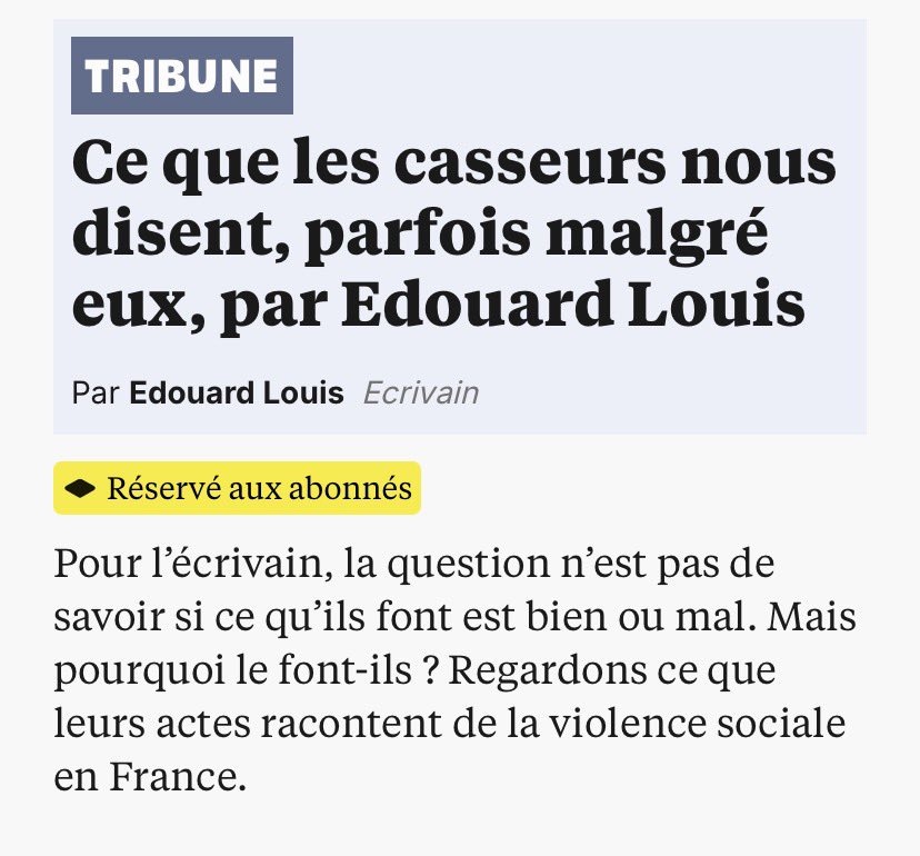 gdelagasnerie's tweet photo. A lire absolument pour sortir des automatismes délétères dans cette période essentielle 

https://t.co/XdXsWuIyYI https://t.co/DTWO2maksk