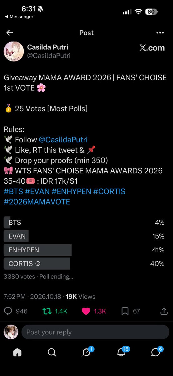shjjuerr's tweet photo. @CasildaPutri I vote for #CORTIS in #2026MAMAVOTE https://t.co/YmDKJThbFq
