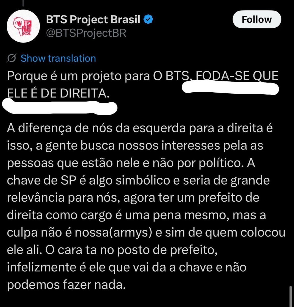 vmincartier's tweet photo. vamos lutar contra o fascismo do país mas só até o momento que isso “afete” as pessoas por quem vc é fã né?? vcs sabem muito bem que isso IA SIM ser misturado com posicionamento político https://t.co/bWAlMOGQm4
