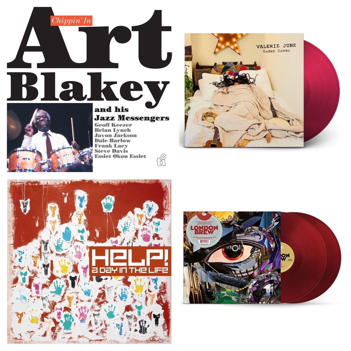 vinyldealuk's tweet photo. #ArtBlakey - Chippin' In £26.39 https://t.co/8XNFHuCA2M
#ValerieJune - Under Cover £16.16 https://t.co/1djsgjtvGU
Various Artists - Help! A Day In The Life £13.99 https://t.co/tzuJdoNV4U
#LondonBrew - London Brew £18.79 https://t.co/oEhBD5V8CK
#ad https://t.co/ysa8d1YTp5