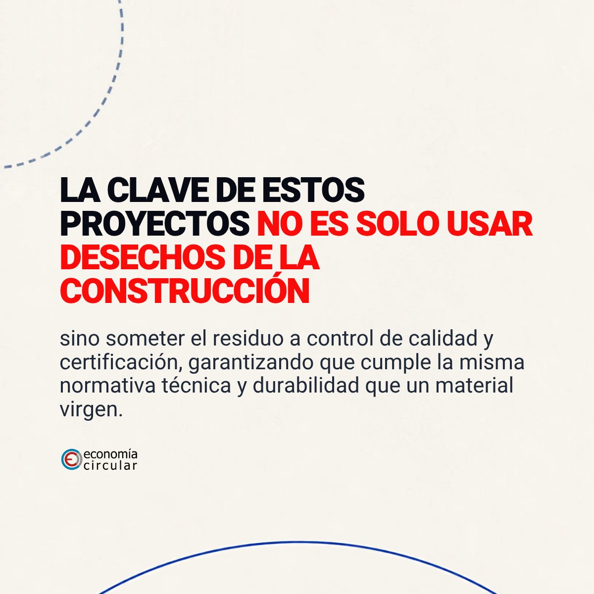 Ec_Circular's tweet photo. 🏗️ ¿Construir con residuos?

🧱 Ladrillos de escombros
♻️ Revestimientos de vidrio reciclado
🏗️ Piezas creadas con impresión 3D

La #EconomíaCircular abre nuevas posibilidades para una construcción más sostenible, segura y eficiente.
¿Cuál te sorprende más? https://t.co/IYmqOpPPnp