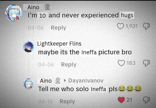 FlinsFamily's tweet photo. Aino would unironically hype up Ineffa like this https://t.co/smHW7BFCf5