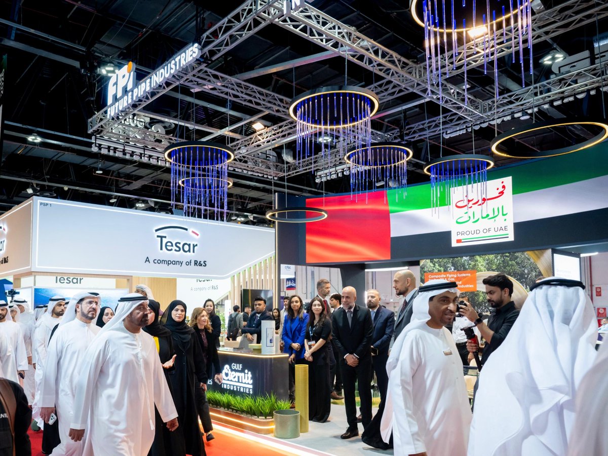 futurepipe's tweet photo. Day 1 at #WETEX2026 🇦🇪 Meet FPI at Stand SSP1, Zabeel Hall 1, DWTC. Composite pipes for critical water &amp; energy infrastructure. #FPI https://t.co/SDDRqADo4L