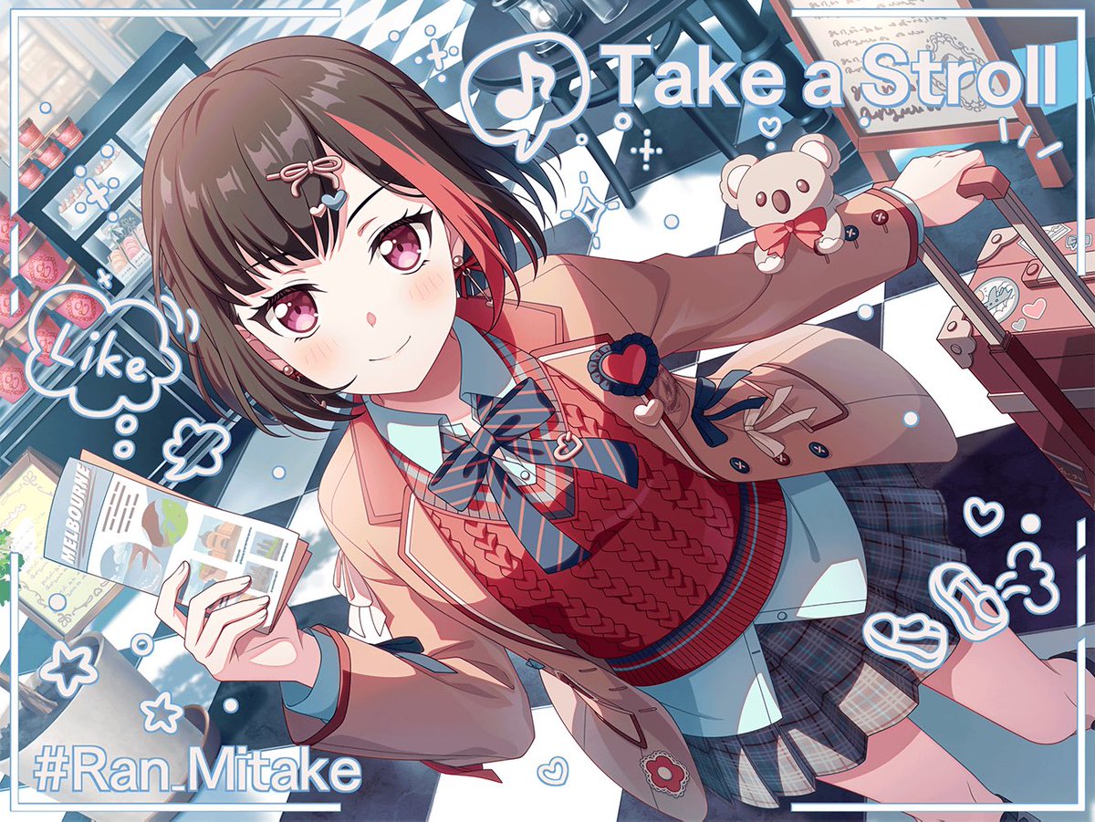 bandoricard's tweet photo. <新しいカード New Card(JP)>

Mitake Ran(美竹蘭) 4⭐️ https://t.co/ukOi7QLCB9