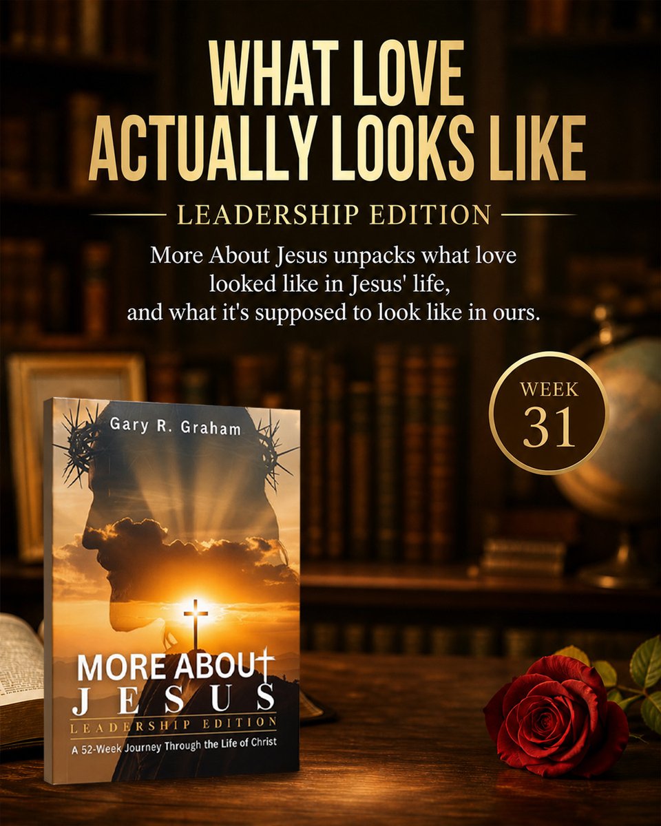 biblehelp's tweet photo. Love gets talked about so much it starts to lose its meaning, until you look at how Jesus actually lived it out.
Get the book
https://t.co/bMybUt1shK
#GaryRGraham #MoreAboutJesus #JesusAndLove #Week31 #BibleStudyLeader #GreatestCommandment #SmallGroupMinistry #FaithCommunity https://t.co/JWTuYNCzKD