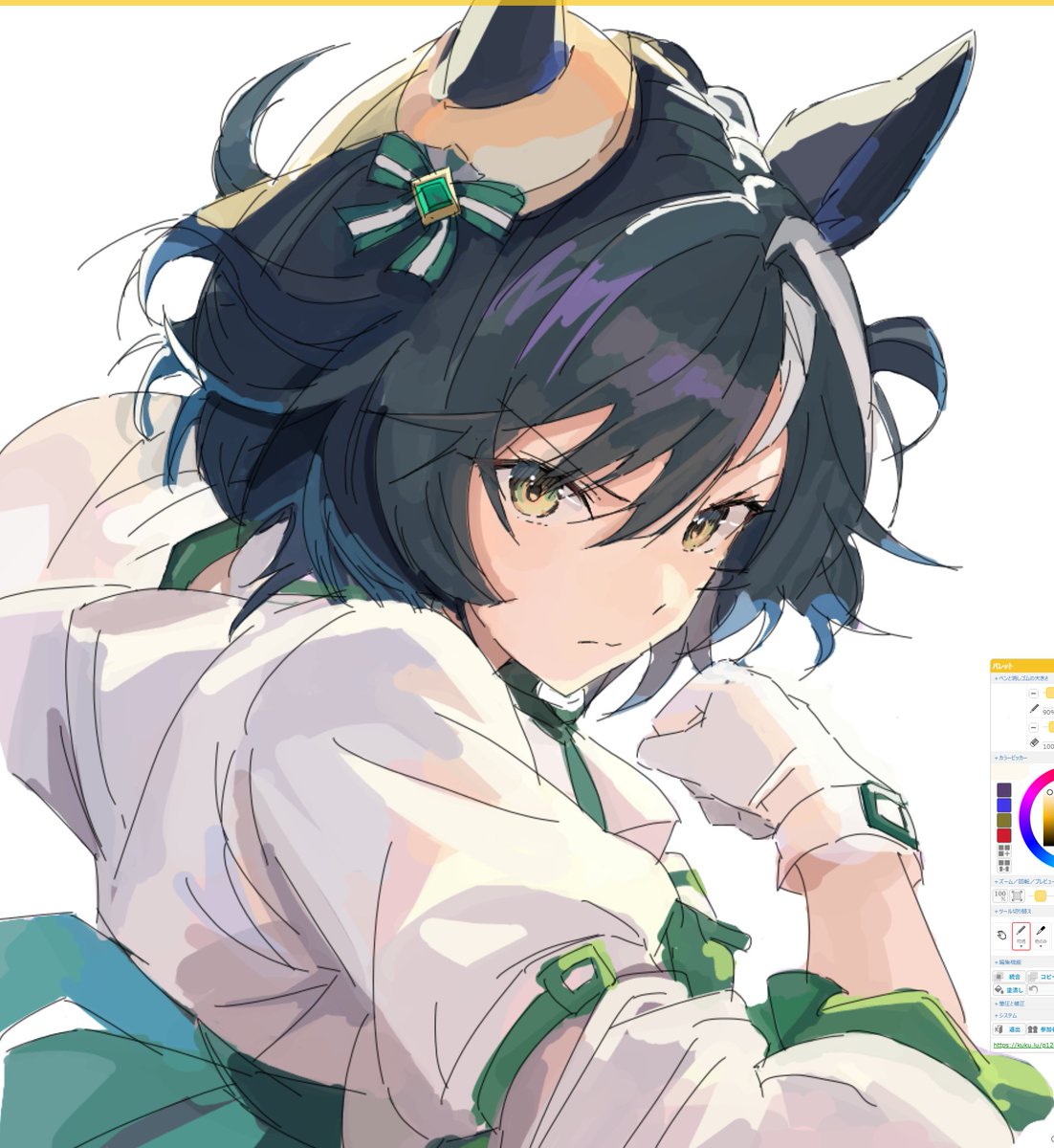 sanbai2012's tweet photo. 今日の絵チャ
ウマ娘 キセキ https://t.co/oFEksPQtL9