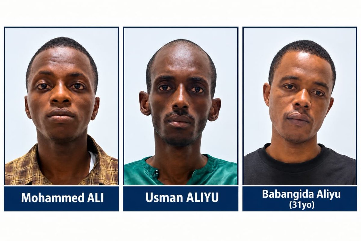 Admiral_Cyborg's tweet photo. Suspects Involved in the kidnap of the NYSC members at IMO State.

I thought IPOB were the problem, why is there no Igbo name? https://t.co/Tof9yDkeZH