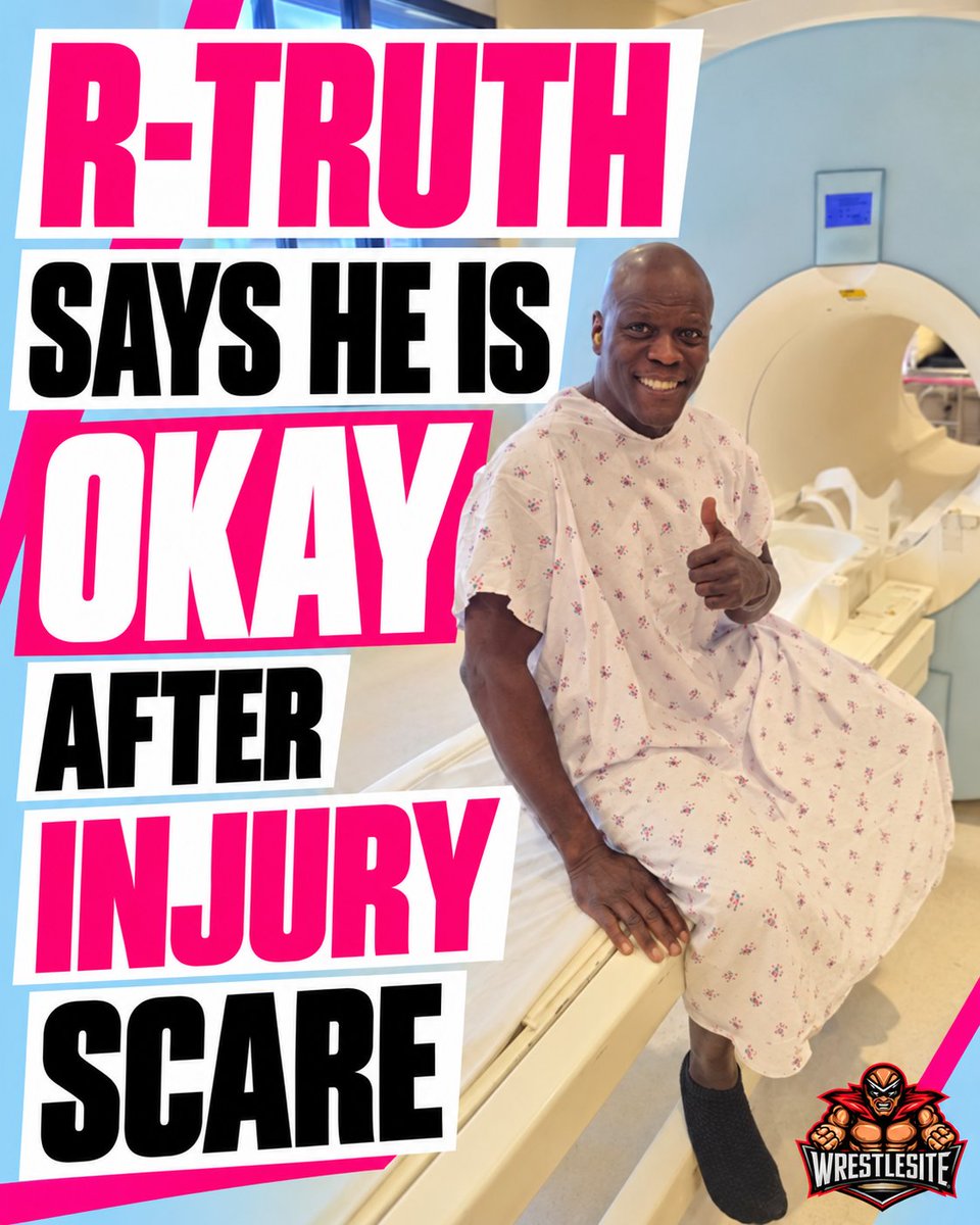 wrestlesite's tweet photo. #RTruth says he is okay after scary #WWESmackDown injury stoppage 🙏
https://t.co/0nVcb8mX5j https://t.co/caRkI3H5BF