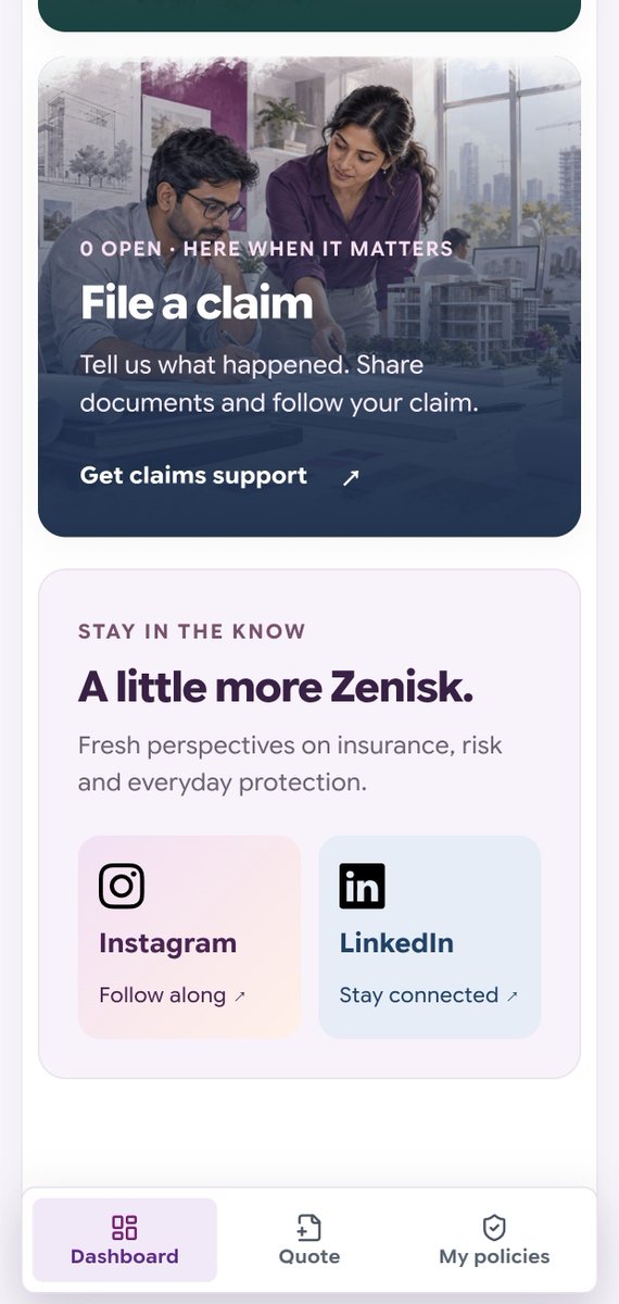 rathkrishna's tweet photo. On this auspicious day of Dusshera, we are launching a revamped Zenisk website - and our renewed focus on our customers with advisory led and a claim ready approach. 
Explore and understand your policy, get to know what policies are relevant for your business and more
https://t.co/Fwvn3N0pvr