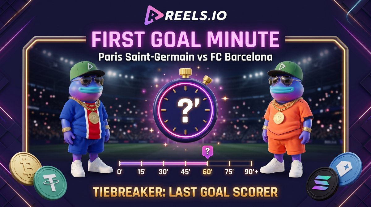 Reelsio's tweet photo. PSG vs Barcelona tonight 🔥⚽

Guess the minute of the FIRST goal and win $30 straight to your wallet 💸

🏆 Join our Discord
⏱️ Drop your prediction before kick-off
⚽ Tiebreaker: Last goal scorer

Who scores first? 👀

Enter in our Discord 👇
https://t.co/jgQqFkbcQP https://t.co/M6pDkDA1ip
