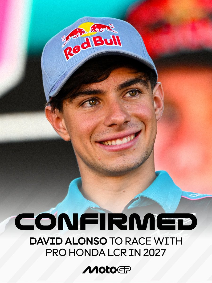 manuel19621119's tweet photo. CONFIRMADO: El piloto colombiano nacido en Madrid (España) David Alonso competirá con el equipo Honda @lcr_team en 2027
#AustralianGP🇦🇺
#circuitPhillipIsland
#motoGP
#race
#motociclismomaa https://t.co/4LVqUf14Q4