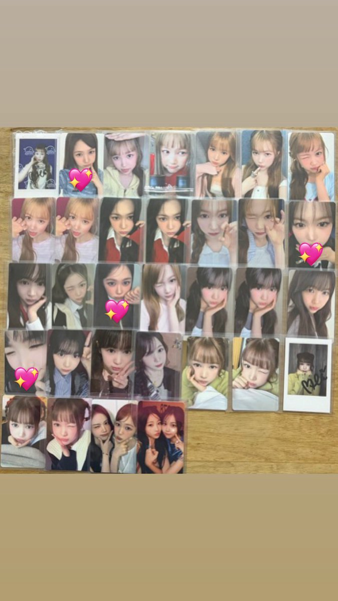 39yanw's tweet photo. @ssera3597 お待たせしてしまい申し訳ございません。
お借りした画像の、💖印をつけたトレカの、送料込みのお値段を伺いたいです。
お手数をおかけしますが、お時間のある際によろしくお願いいたします🙇🏻‍♀️ https://t.co/6o5uLofyq1