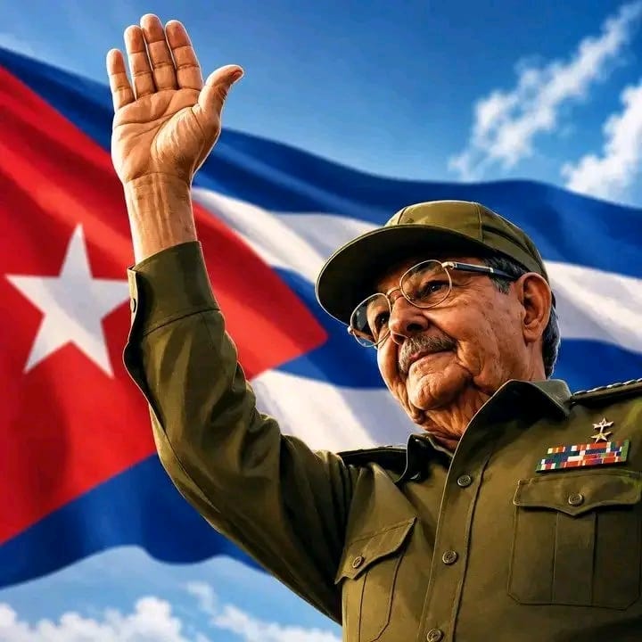 yoeaberob1's tweet photo. Cuando se trata de defender con pasión nuestra historia, a #Raúl no hay quien le gane. Todavía sigue y seguirá con el pie en el estribo y su pueblo rebelde lo acompaña en cada uno de sus pasos victoriosos.
#RaúlEsRaúl
#100AñosConFidel
@DiazCanelB 
@partid https://t.co/wVeDsO6abq