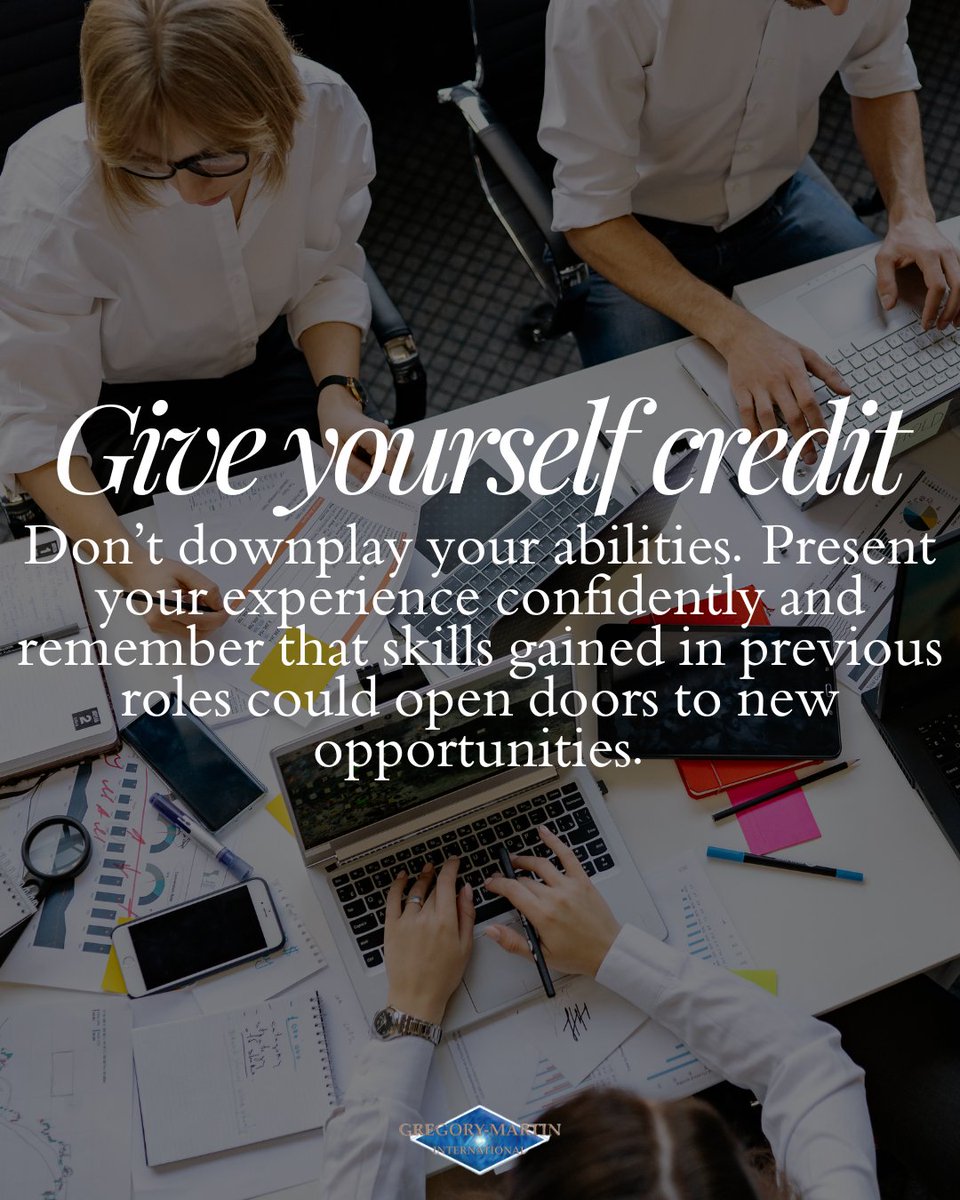 GregoryMartinIn's tweet photo. 💼 ARE YOU UNDERSELLING YOUR EXPERIENCE?

From transferable skills to past achievements, the way you present your experience can make a real difference.

Ready for your next career move? 👇
https://t.co/Cs5uU6JrR6

#CareerAdvice #JobSearch #CareerDevelopment https://t.co/VFrl38FLyi