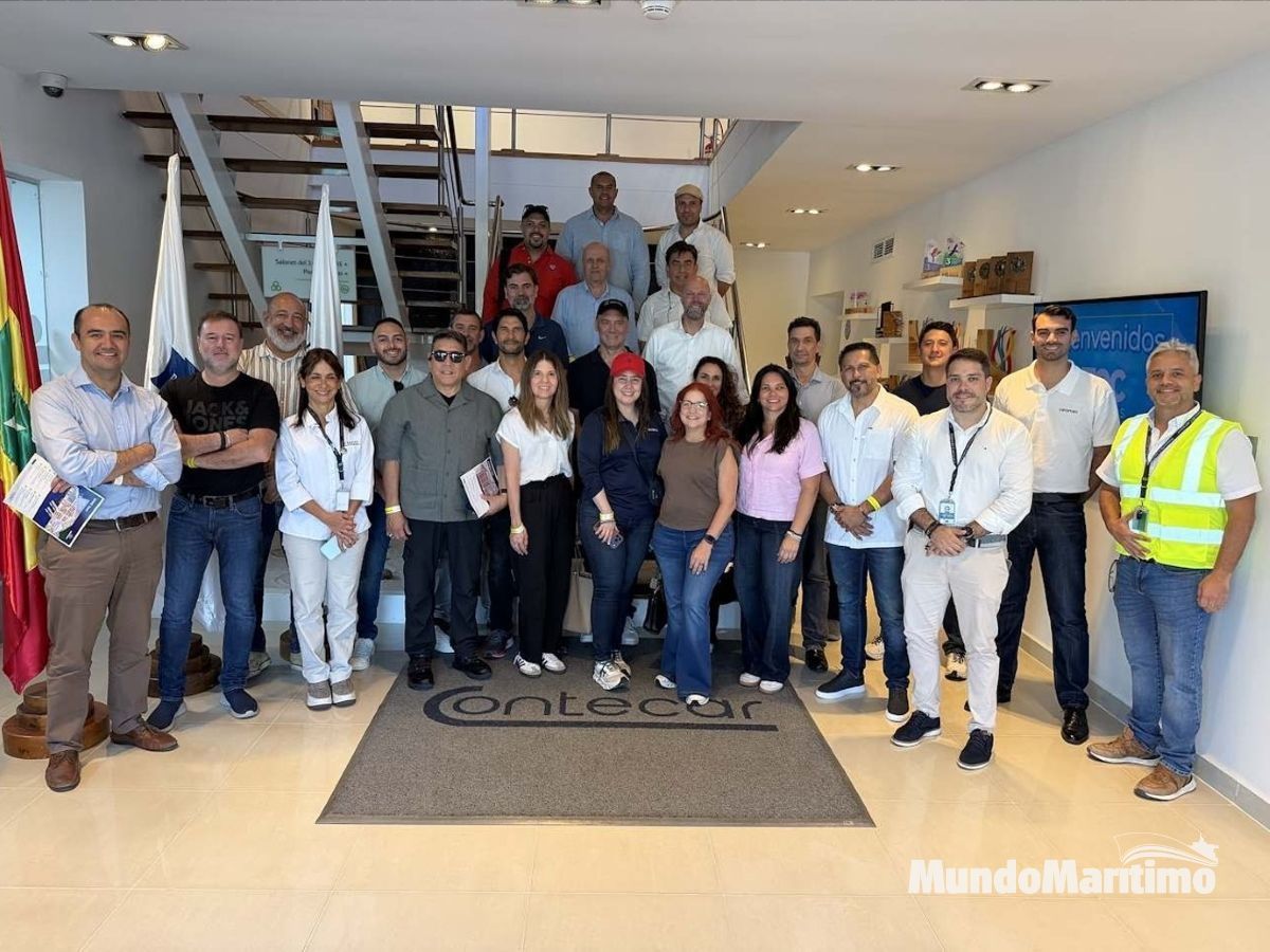 mundomaritimo's tweet photo. TOC Américas 2026 comenzó con tour portuario en las terminales del Puerto de Cartagena, Colombia #MundoMaritimo https://t.co/gD8e1DPTpY https://t.co/cn5DtJSHlZ