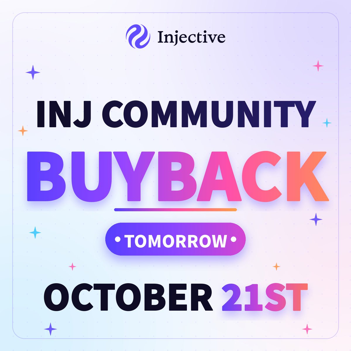 sakshi_views's tweet photo. $247,000+ के rewards। 28,870 $INJ burn होने वाले हैं। 👀

अक्टूबर का Injective Community BuyBack कल, 21 अक्टूबर को वापस आ रहा है!

आइए देखते हैं कि इस बार का round क्यों खास है:

➝ Revenue basket में $247,000.38
➝ आने वाले burn में 28,870.27 $INJ
➝ 19.99% अनुमानित ROI

अच्छा, यह काम कैसे करता है?

1. Participants BuyBack में INJ commit करते हैं।

2. Revenue basket में उनका हिस्सा इस बात पर निर्भर करता है कि उन्होंने बाकी participants के मुकाबले कितना INJ commit किया है।

3. Committed IINJ को permanently burn कर दिया जाता है, जिससे token supply कम होती है।

और इस महीने एक bonus भी है: Stockdrop. 👀

इसमें हिस्सा लेने वाले wallets को tokenized stock पाने का मौका भी मिलता है। Stock का allocation इस बात पर निर्भर नहीं करता कि आपने कितना INJ commit किया है, और हर किसी को stock मिलना guaranteed नहीं है।

अब तक के reported BuyBack आंकड़ों के अनुसार, इसका कुल value $61.85M तक पहुंच चुका है और 7.27M+ INJ हमेशा के लिए burn हो चुका है।

मेरे लिए इसकी सबसे दिलचस्प बात simple है: participants ecosystem revenue में अपना हिस्सा पाते हैं, जबकि हर round में committed INJ को permanently circulation से हटा दिया जाता है।

कल एक और round शुरू होगा।

Official details के लिए "Injective Hub" (https://t.co/zYmzhOP0zu) पर नजर रखें।

@injective