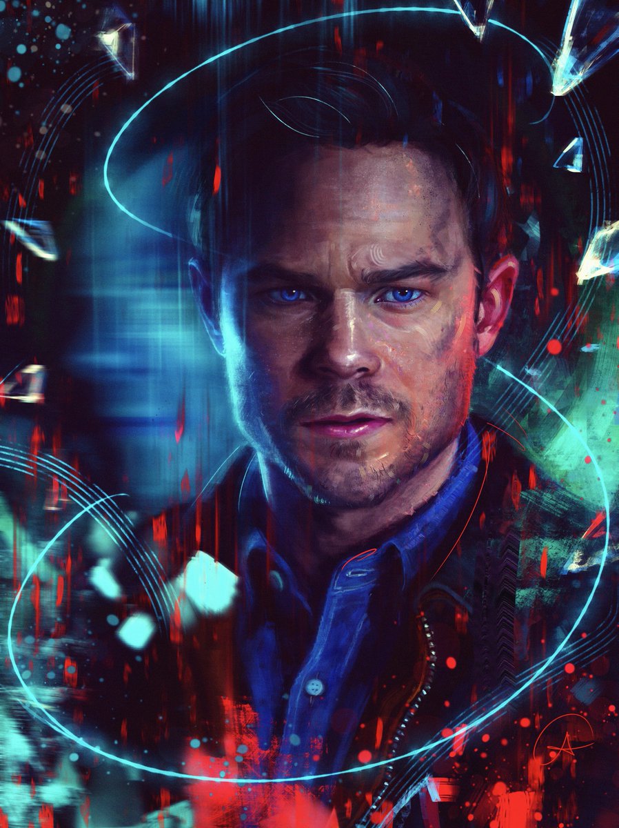 Andrea_C_White's tweet photo. was about time I painted something Quantum Break 😅 https://t.co/V7v1lCZYcJ