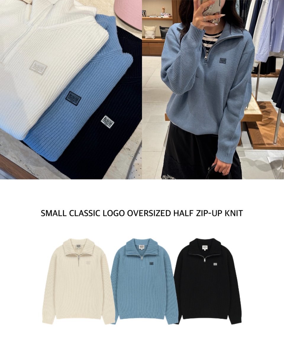 marithe_jp's tweet photo. 【ZOZOTOWN🧸】
新作ハーフジップニットが可愛い…🧶

首元のジップがアクセントになった
秋らしいカジュアルなハーフジップニット🍂

レイヤード次第で着こなしの幅も広がる一着…☕️
2026.10.23 (金) 18:00…🛋️ https://t.co/Xci9xzHTtR