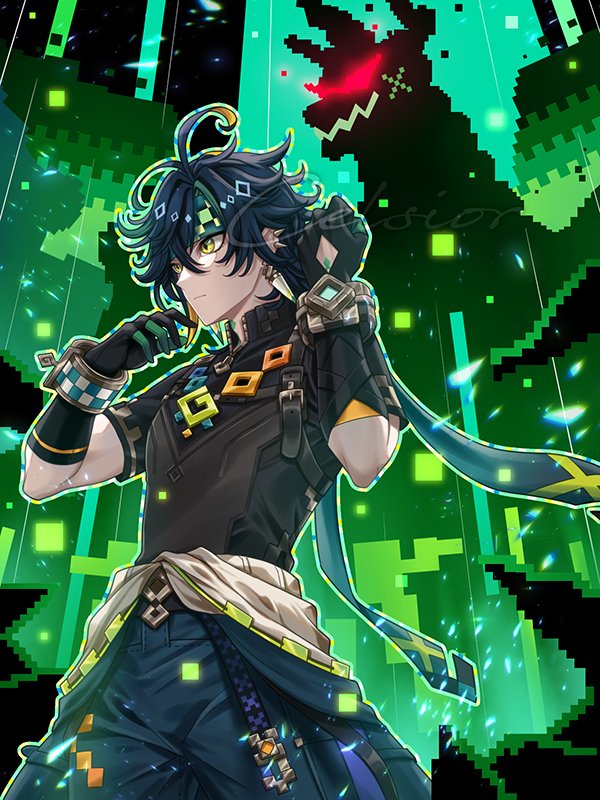 celsior500's tweet photo. My Kinich fanart got featured as a Daily Deviation on DeviantArt! 💚
Thank you so much for all the support! ✨ https://t.co/oyr8luWCaL