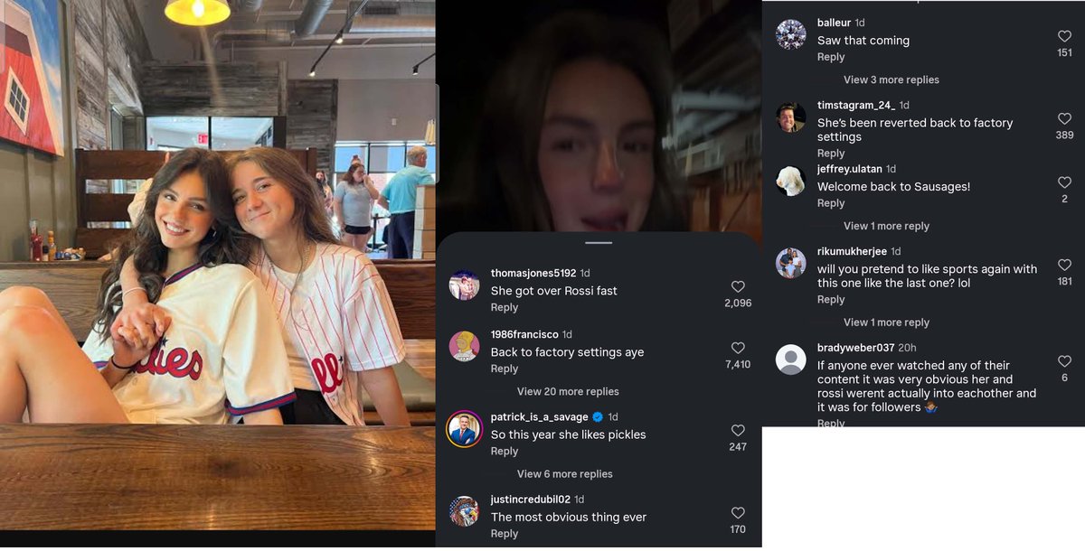 omegavenz's tweet photo. Bi girl Savannah Demers now has a bf just a few months after breaking up with her girlfriend of 4 years,Rossi.Clearly she was missing men,so she went back to dating them in no time.
As expected,the men that bi girls are so obsessed with are flooding her comments with homophobia https://t.co/QsOurJigtG
