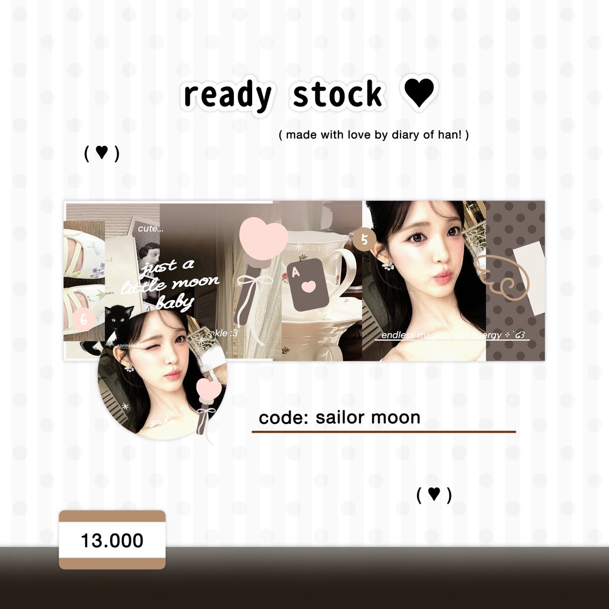 diary__of__han's tweet photo. help repost yaaw, maaci! 😵‍💫✌🏻

halooo man cimuns :p aku punya 6 layout ready stock serba yuha dan ian! ⭐️ harganya tertera pada gambar yaa dan sudah free retext =)) ♡ kalau teman teman berminat, boleh DM aku! #zonauang https://t.co/3wSKtDkTAM