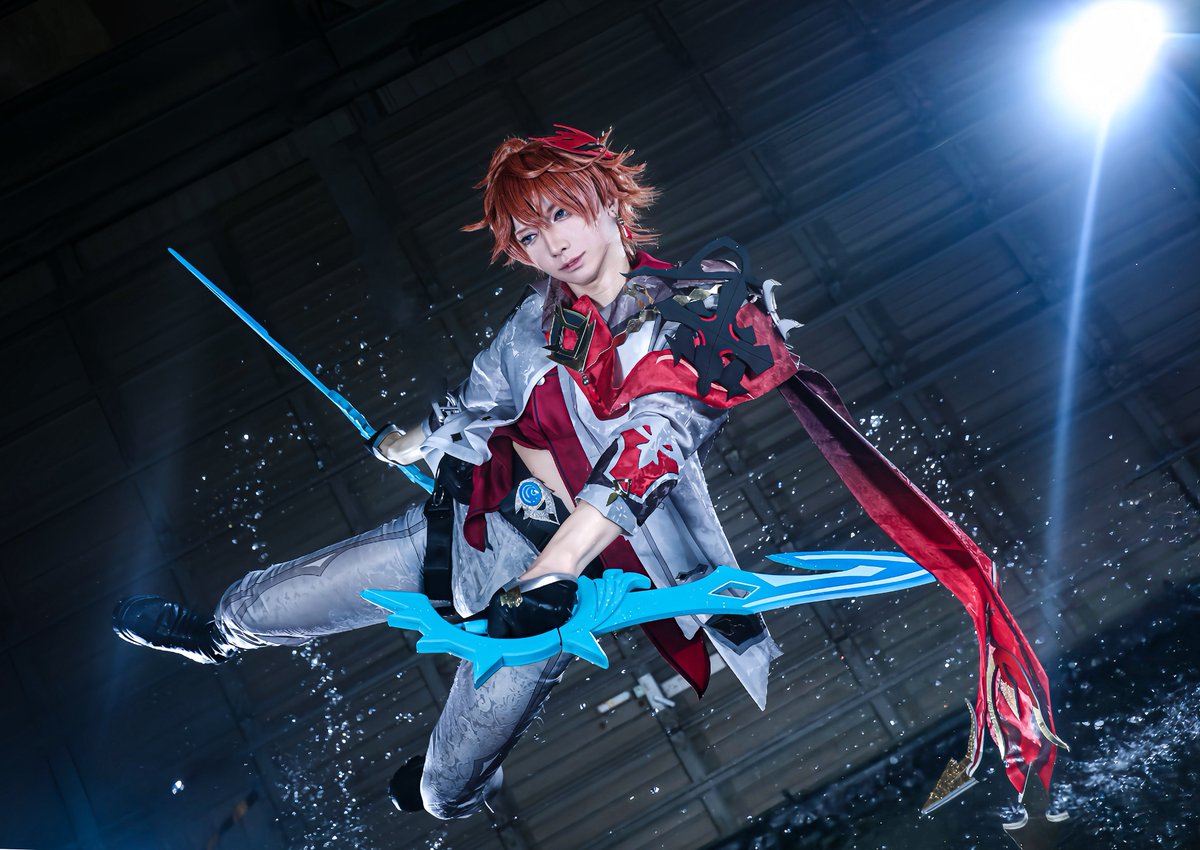 miyamoto_fox's tweet photo. 【コスプレ】
原神 / タルタリヤ
photo ：EKUTOさん
studio ：Studio Secret Base https://t.co/NhYW00YBVS