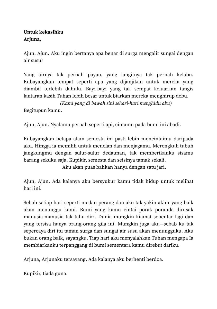 feveralte's tweet photo. Untuk Kekasihku Yang Hilang Ditelan Alam — semesta ajun kala

(ref: the odyssey (2026)) https://t.co/4ZzPWSJ5Ln