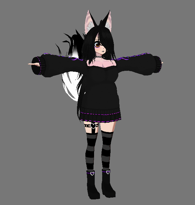 KitsuneLailaX3's tweet photo. Cambios a mi avatar 3D que estarán viendo en mis streams.
Las 2 últimas imágenes son lo último actualizado, y el producto final para este outfit >-< le hare otros más, además pronto les mostraré el de nova dream que ya lo tengo terminado.

#avatar3d 
#vtuber 
#myavatar 
#vtuber3d https://t.co/FEWcmNp9HK