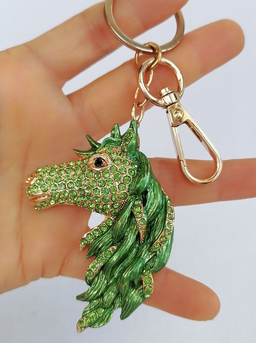 Ziraluxe_Jewel's tweet photo. Introducing our Rhinestone Horse Keychain &amp; Pendant. It perfect for decorating your handbag, keys, or even wearing as a pendant, brooch.
https://t.co/OA5Hhyq15V
#PurseCharm #HorseKeychain #HandbagAccessories #HorseKeyring #HorsePendant #GiftForHer #AnimalKeychain https://t.co/DvBvd3QKMl