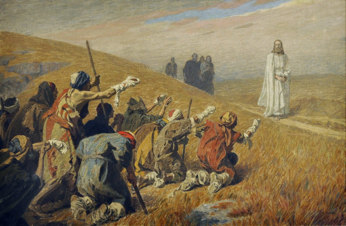 liturgicalife's tweet photo. If God cured ten of leprosy, he has cured a multitude from the leprosy of Modernism which so seeks to disfigure our soul.

Let us be like that one leper who turned back, to thank Him.

“What shall I render to the Lord, for all the things he hath rendered unto me?” https://t.co/R7ZVRGS7SR